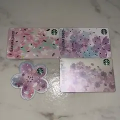 【美品】スターバックス カード SAKURA シリーズ 4枚セット