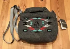 【ROOTOTE】PEANUTS刺繍 グレー ショルダーバッグ【新品タグ付き】