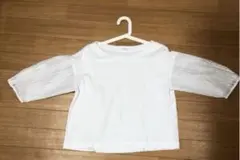 BEAUTY&YOUTH ホワイト 五分袖 レース　Tシャツ