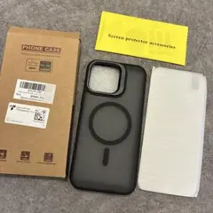 iPhone 16 Pro Max MagSafe対応 保護フィルム付き　黒