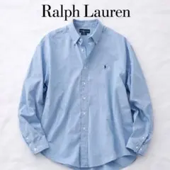 19 USA古着 ラルフローレン 長袖シャツ BLAKE 2XL相当 90s