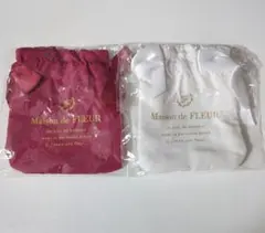 Maison de FLEUR リボントートバッグキーホルダー セット