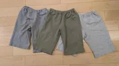 無印良品　ハーフパンツ 130cm 3点セット