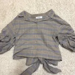 dazzlin チェックシャツ