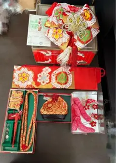 七五三 まとめセット 赤金 美品