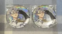 【新品未開封】 ツイステ ナムコ グリッター 缶バッジ アズール 実験服