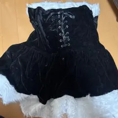 サンタ コスプレ衣装 ブラック ベルベット