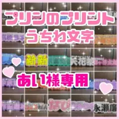 あい様専用　連結うちわ文字　文字パネル　うちわ文字