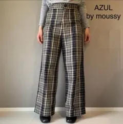 AZUL by moussy チェック柄パンツのサムネイル