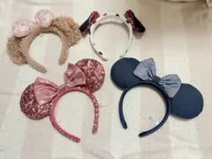 ディズニー カチューシャ 4点 まとめ売り ミニー ダッフィー