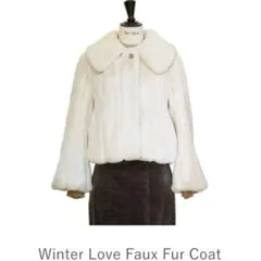 Her lip to Winter Love Faux Fur Coat