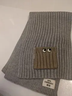 ANYA HINDMARCH ×UNIQLO　グレー マフラー