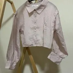 archives 2weyストライプ柄 長袖シャツ ピンク Mのサムネイル