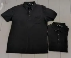 UNIQLO 半袖ポロシャツ 黒 Lサイズ 2枚セット【値段交渉OK】