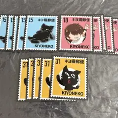 キヨ猫ステッカー 3種×5枚セット