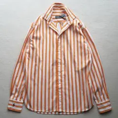 試着のみRALPHLAURENラルフローレンリネングラデーションシャツポニー