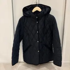 【美品】BEAMS 黒 キルティングジャケット