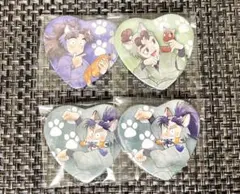 【忍たま乱太郎】ナンジャタウン ハート缶バッジ【新品 缶バッジ】