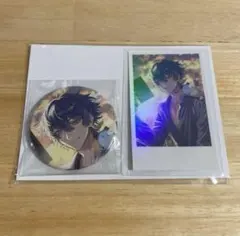 にじさんじ レオス 誕生日 2025 缶バッジ チェキ風カード 新品未開封