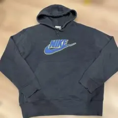 ナイキ オールドNIKE 銀タグ 90s 00s 霜降り　ネイビー　M