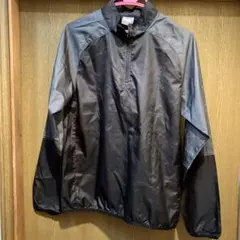 PUMA ハーフジップウィンドブレーカー S ブラック/グレー