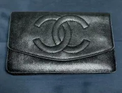 美品 CHANEL ヴィンテージ デカココマーク 長財布 二つ折り 本品のみ