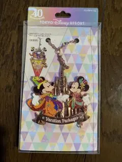 ミッキー・ミニー バケーションパッケージ キーホルダー40周年記念 ミッキー・ミニー バケーションパッケージ キーホルダー40周年