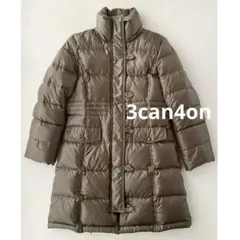 レディース　ワールド　3can4on サンカンシオン　ロング　ダウンコート　2