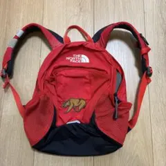 THE NORTH FACE クマ刺繍 リュック レッド