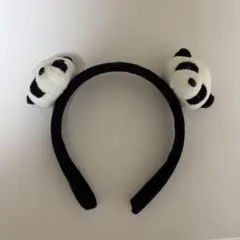 パンダ カチューシャ ヘアアクセサリー