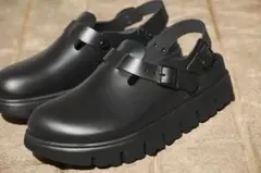 PAPILLIO BY BIRKENSTOCK】パリス チャンキー☆37 黒 - メルカリ