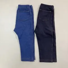 ユニクロ ベビー 10部丈レギンス 80 2＋1枚セット ズボン 保育園