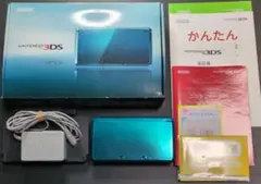 【外箱・付属品付き】ニンテンドー3DS本体　アクアブルー　動作確認済み