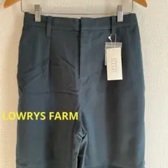 【新品タグ付き】LOWRYS FARM ダークグリーン パンツ Lサイズ