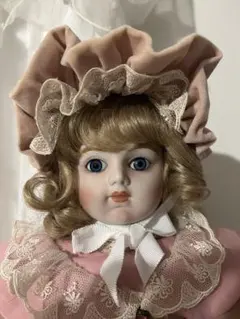ビスクドール　ウィッグ付き　ドレス一式は付きません着用例 28㎝用 ドレスセット ビスクドール アンティークドールの通販 by