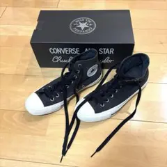 コンバース × エムエイチエル ハイカット キャンバス ブラック 26cm