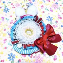 痛ロゼット　ロゼット　缶バッジ　オタ活　推し活グッズ　痛ば　白　白うさぎ