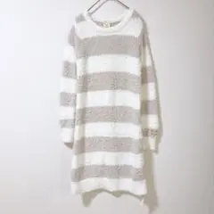 【新品】ジェラートピケ　パウダージャガード　ワンピース　ワンピースプルオーバー