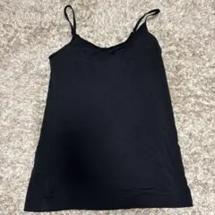 UNIQLO AIRism キャミソール L ブラック　かなり毛玉あり