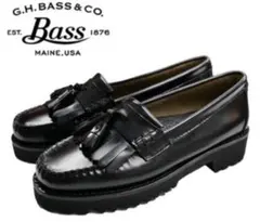 ジーエイチバス 厚底 キルト タッセル ローファー ※箱無し