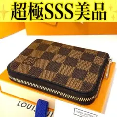 ルイ ヴィトン◎コインパース ダミエ エベヌ ラウンドファスナー コインケース