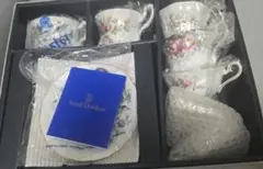 新品未使用カップ＆ソーサー５客 エインズレイ1ロイヤルアルバート4