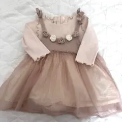 プティマイン チュール ロンパース セットアップ70cm ひなまつり お食い初め