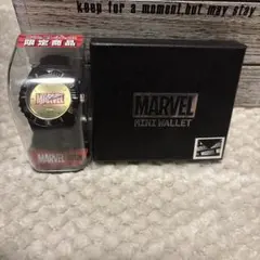 MARVEL ミニ財布 ウォッチ付き