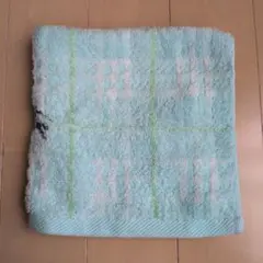 BURBERRY ウォッシュタオル /グリーンブルー/ノバチェック柄