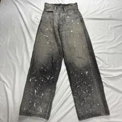 SUGARHILL MOLDED DENIM TROUSERS WIDE 28