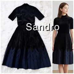 Sandro PARISニットセットアップ ブラックのサムネイル