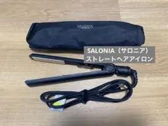 SALONIA サロニア ストレートヘアアイロン　ブラックゴールド 24mm