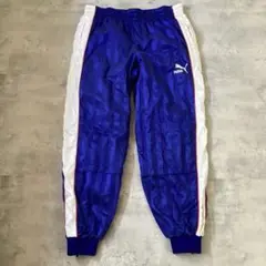 【かねやん様専用】PUMA プーマ　ジャージパンツ　ナイロンパンツ　ブルー　青