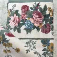 Sanderson*綿毛布・コットンケット・グリーン系・140×200・西川産業